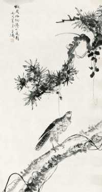 王雪涛 丙戌（1946年）作 花鸟 立轴